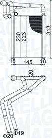 Magneti Marelli 350218488000 - Siltummainis, Salona apsilde www.autospares.lv