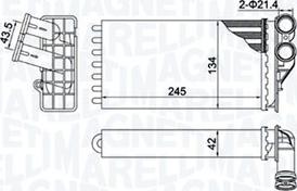 Magneti Marelli 350218430000 - Siltummainis, Salona apsilde www.autospares.lv