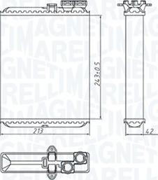 Magneti Marelli 350218427000 - Siltummainis, Salona apsilde www.autospares.lv