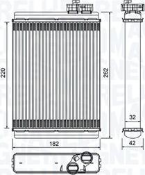 Magneti Marelli 350218471000 - Siltummainis, Salona apsilde www.autospares.lv