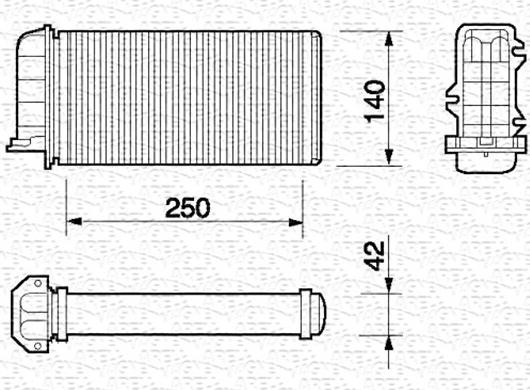 Magneti Marelli 350218059000 - Siltummainis, Salona apsilde www.autospares.lv