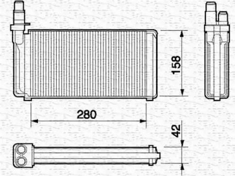 Magneti Marelli 350218051000 - Siltummainis, Salona apsilde www.autospares.lv