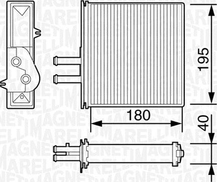 Magneti Marelli 350218057000 - Siltummainis, Salona apsilde www.autospares.lv