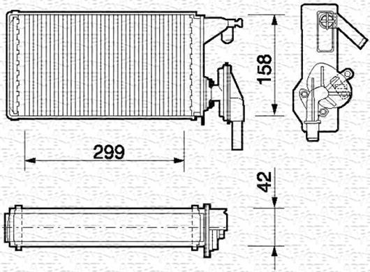 Magneti Marelli 350218063000 - Siltummainis, Salona apsilde www.autospares.lv