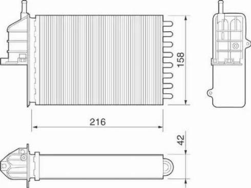 Magneti Marelli 350218073000 - Siltummainis, Salona apsilde www.autospares.lv