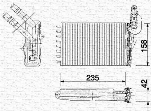 Magneti Marelli 350218159000 - Siltummainis, Salona apsilde www.autospares.lv