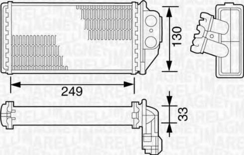 Magneti Marelli 350218163000 - Siltummainis, Salona apsilde www.autospares.lv