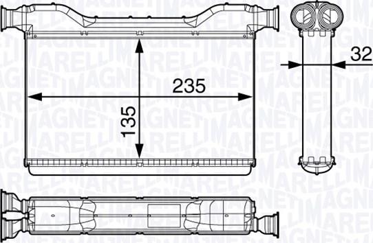 Magneti Marelli 350218354000 - Siltummainis, Salona apsilde www.autospares.lv