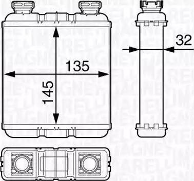 Magneti Marelli 350218350000 - Siltummainis, Salona apsilde www.autospares.lv