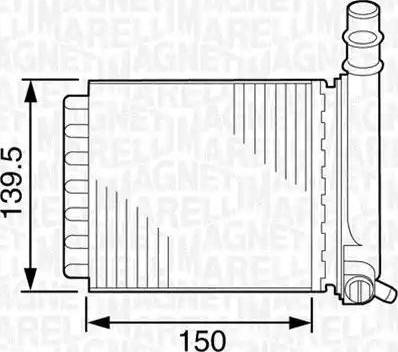 Magneti Marelli 350218307000 - Siltummainis, Salona apsilde www.autospares.lv