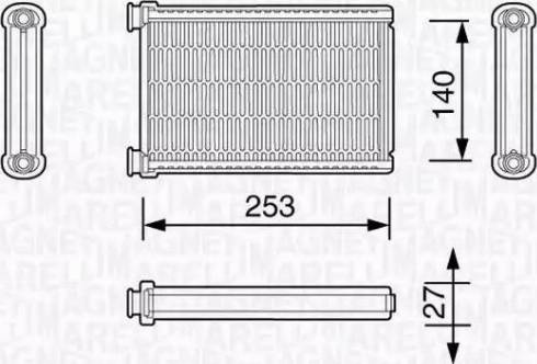 Magneti Marelli 350218331000 - Siltummainis, Salona apsilde www.autospares.lv