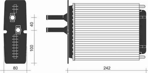 Magneti Marelli 350218255000 - Siltummainis, Salona apsilde www.autospares.lv