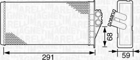 Magneti Marelli 350218265000 - Siltummainis, Salona apsilde www.autospares.lv