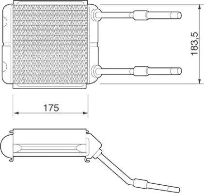 Magneti Marelli 350218217000 - Siltummainis, Salona apsilde www.autospares.lv