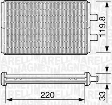 Magneti Marelli 350218226000 - Siltummainis, Salona apsilde www.autospares.lv