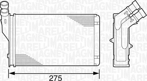 Magneti Marelli 350218221000 - Siltummainis, Salona apsilde www.autospares.lv