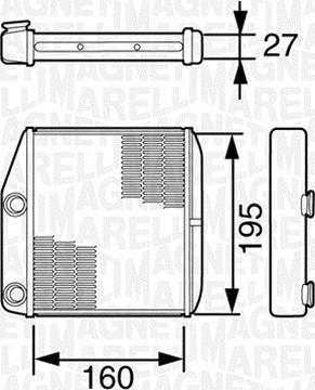 Magneti Marelli 350218227000 - Siltummainis, Salona apsilde www.autospares.lv