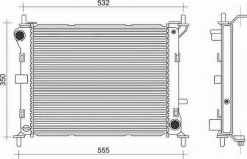 Magneti Marelli 350213946000 - Radiators, Motora dzesēšanas sistēma www.autospares.lv