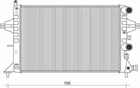 Magneti Marelli 350213963000 - Radiators, Motora dzesēšanas sistēma www.autospares.lv