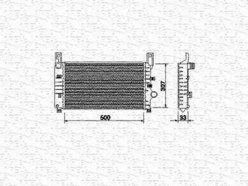 Magneti Marelli 350213492000 - Radiators, Motora dzesēšanas sistēma www.autospares.lv