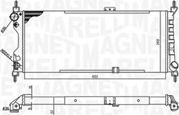 Magneti Marelli 350213588000 - Radiators, Motora dzesēšanas sistēma www.autospares.lv