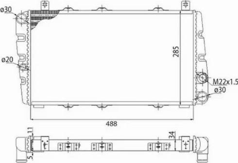 Magneti Marelli 350213671003 - Radiators, Motora dzesēšanas sistēma www.autospares.lv