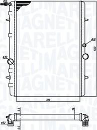 Magneti Marelli 350213191900 - Radiators, Motora dzesēšanas sistēma www.autospares.lv