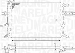 Magneti Marelli 350213192400 - Radiators, Motora dzesēšanas sistēma www.autospares.lv