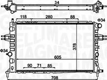 Magneti Marelli 350213192300 - Radiators, Motora dzesēšanas sistēma www.autospares.lv