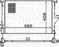 Magneti Marelli 350213160900 - Radiators, Motora dzesēšanas sistēma www.autospares.lv