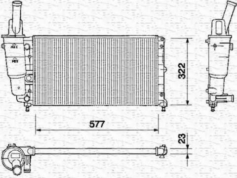 Magneti Marelli 350213160000 - Radiators, Motora dzesēšanas sistēma www.autospares.lv