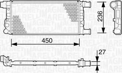 Magneti Marelli 350213103000 - Radiators, Motora dzesēšanas sistēma www.autospares.lv