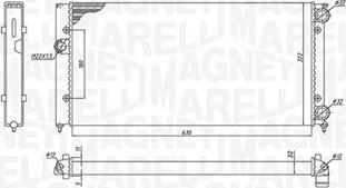 Magneti Marelli 350213185300 - Radiators, Motora dzesēšanas sistēma autospares.lv