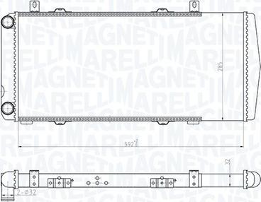 Magneti Marelli 350213180100 - Radiators, Motora dzesēšanas sistēma www.autospares.lv