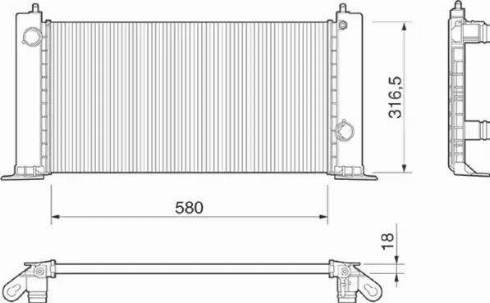 Magneti Marelli 350213188000 - Radiators, Motora dzesēšanas sistēma www.autospares.lv