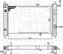 Magneti Marelli 350213188200 - Radiators, Motora dzesēšanas sistēma www.autospares.lv