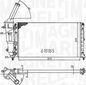 Magneti Marelli 350213176000 - Radiators, Motora dzesēšanas sistēma www.autospares.lv