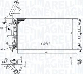 Magneti Marelli 350213177000 - Radiators, Motora dzesēšanas sistēma www.autospares.lv