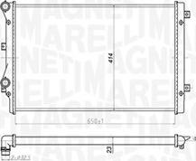 Magneti Marelli 350213852000 - Radiators, Motora dzesēšanas sistēma www.autospares.lv