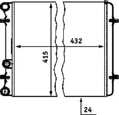 Magneti Marelli 350213804000 - Radiators, Motora dzesēšanas sistēma www.autospares.lv