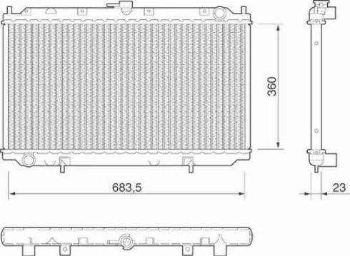 Magneti Marelli 350213806000 - Radiators, Motora dzesēšanas sistēma www.autospares.lv