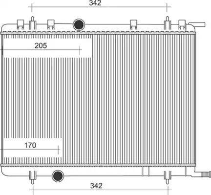 Magneti Marelli 350213884000 - Radiators, Motora dzesēšanas sistēma www.autospares.lv