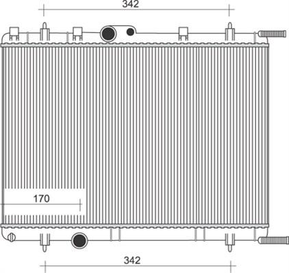 Magneti Marelli 350213887000 - Radiators, Motora dzesēšanas sistēma www.autospares.lv