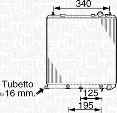 Magneti Marelli 350213820000 - Radiators, Motora dzesēšanas sistēma www.autospares.lv