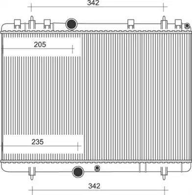 Magneti Marelli 350213879000 - Radiators, Motora dzesēšanas sistēma www.autospares.lv