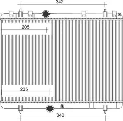 Magneti Marelli 350213877000 - Radiators, Motora dzesēšanas sistēma www.autospares.lv