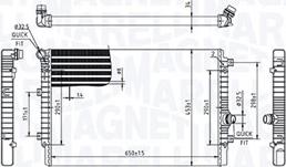 Magneti Marelli 350213214000 - Radiators, Motora dzesēšanas sistēma autospares.lv