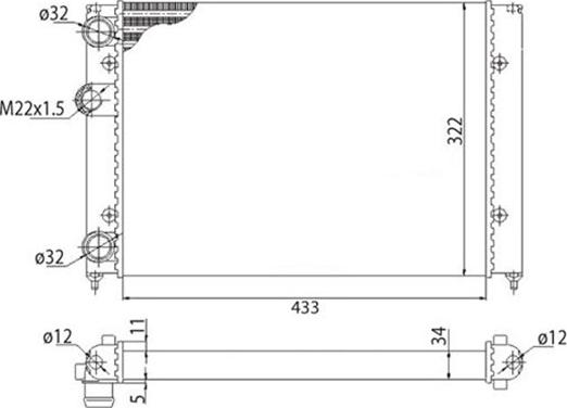 Magneti Marelli 350213214003 - Radiators, Motora dzesēšanas sistēma www.autospares.lv