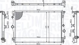 Magneti Marelli 350213216400 - Radiators, Motora dzesēšanas sistēma www.autospares.lv