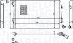 Magneti Marelli 350213218100 - Radiators, Motora dzesēšanas sistēma www.autospares.lv